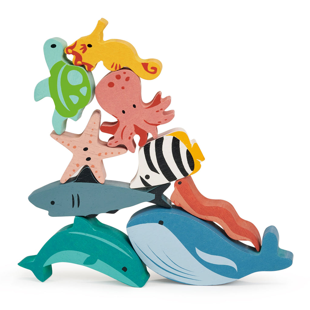 Happy Stacking Ocean toy by Mentari
