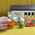 Creative Easter Activities with Rocking Baby Birds + Merrywood Tales Bunny Carrot Patch