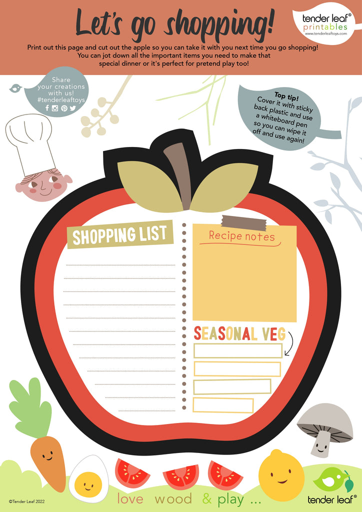 New Printable for our shopping cart!