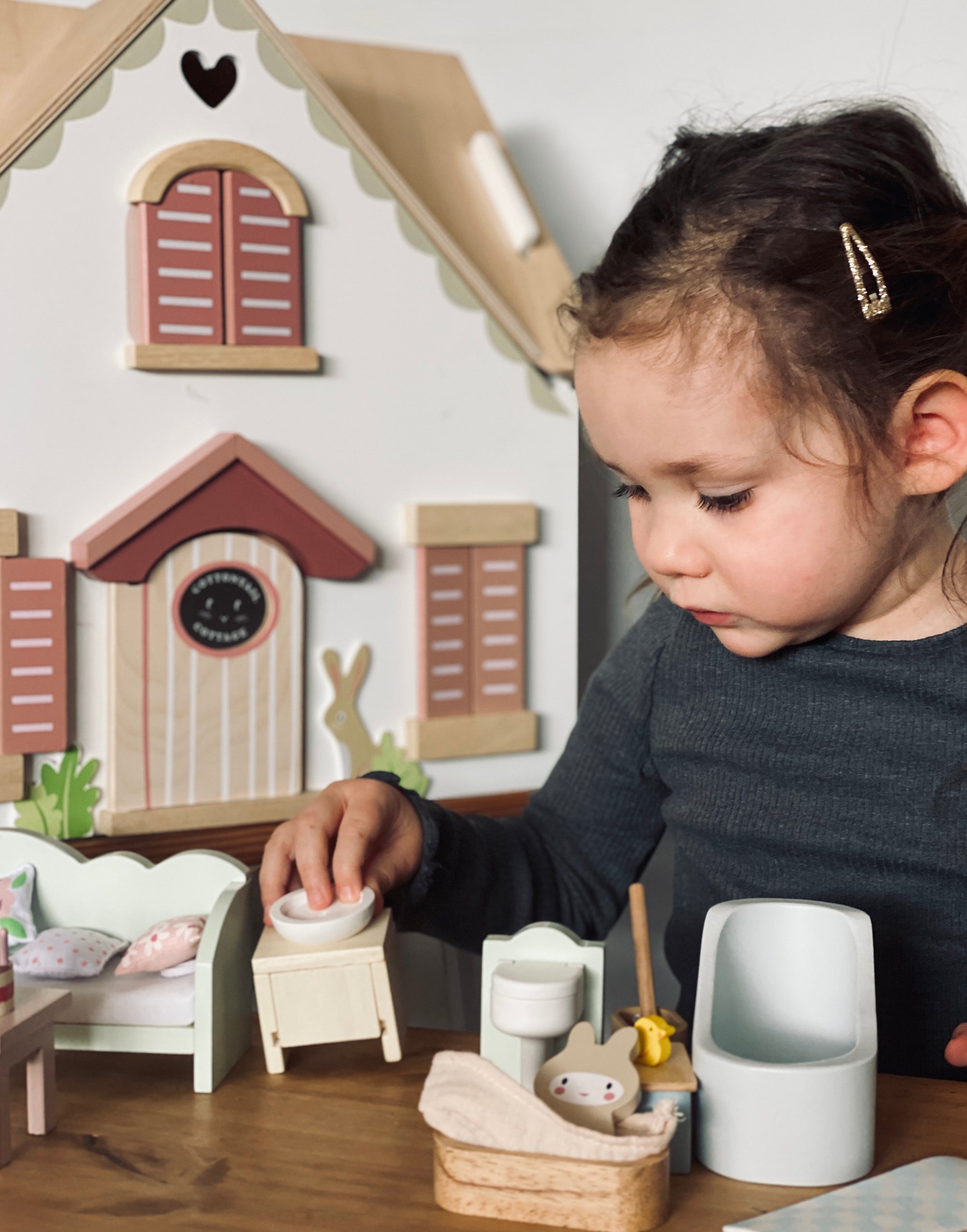 Cottontail Cottage | Tender Leaf | Wooden Dolls House
