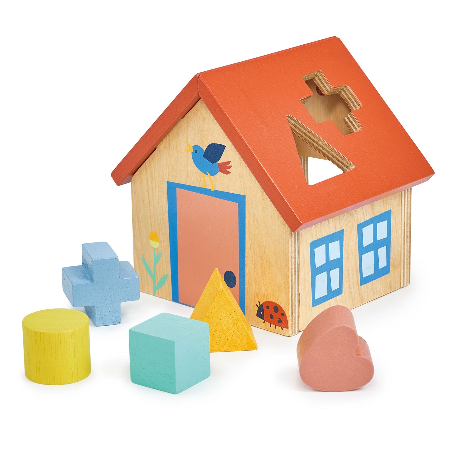 Block Shape House Shape Sorter House