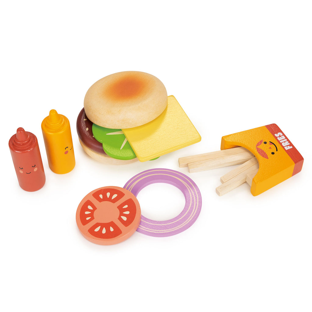 The Take - Out Burger set by Mentari play food