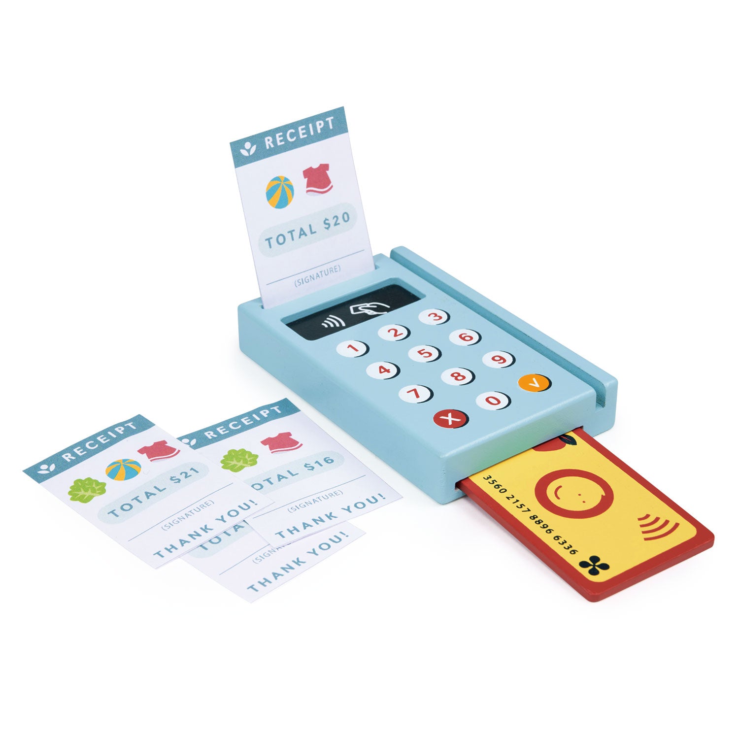 Card Machine | Mentari Toys | Wooden Shopping Toy