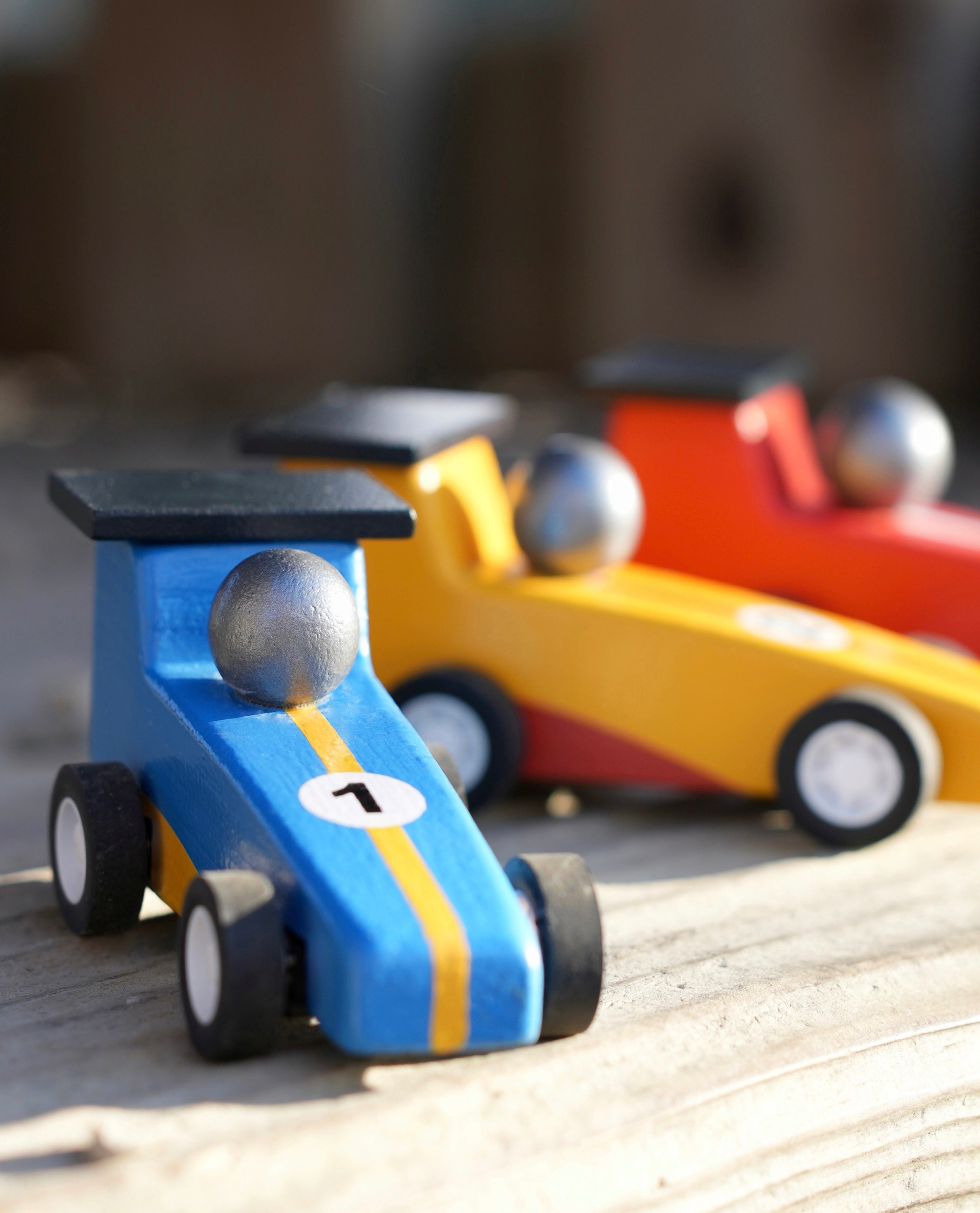 Pull Back Racers | Mentari Toys | Wooden Toy Car