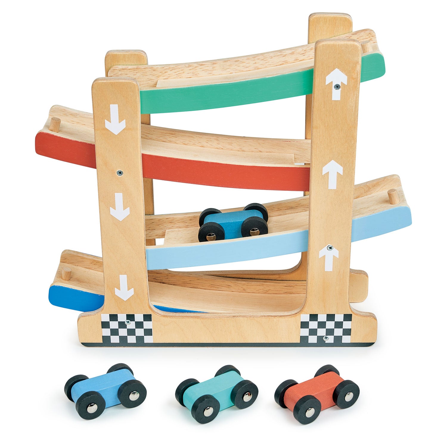 Toy Ramp Transparent Wooden Ramp Racer Toy