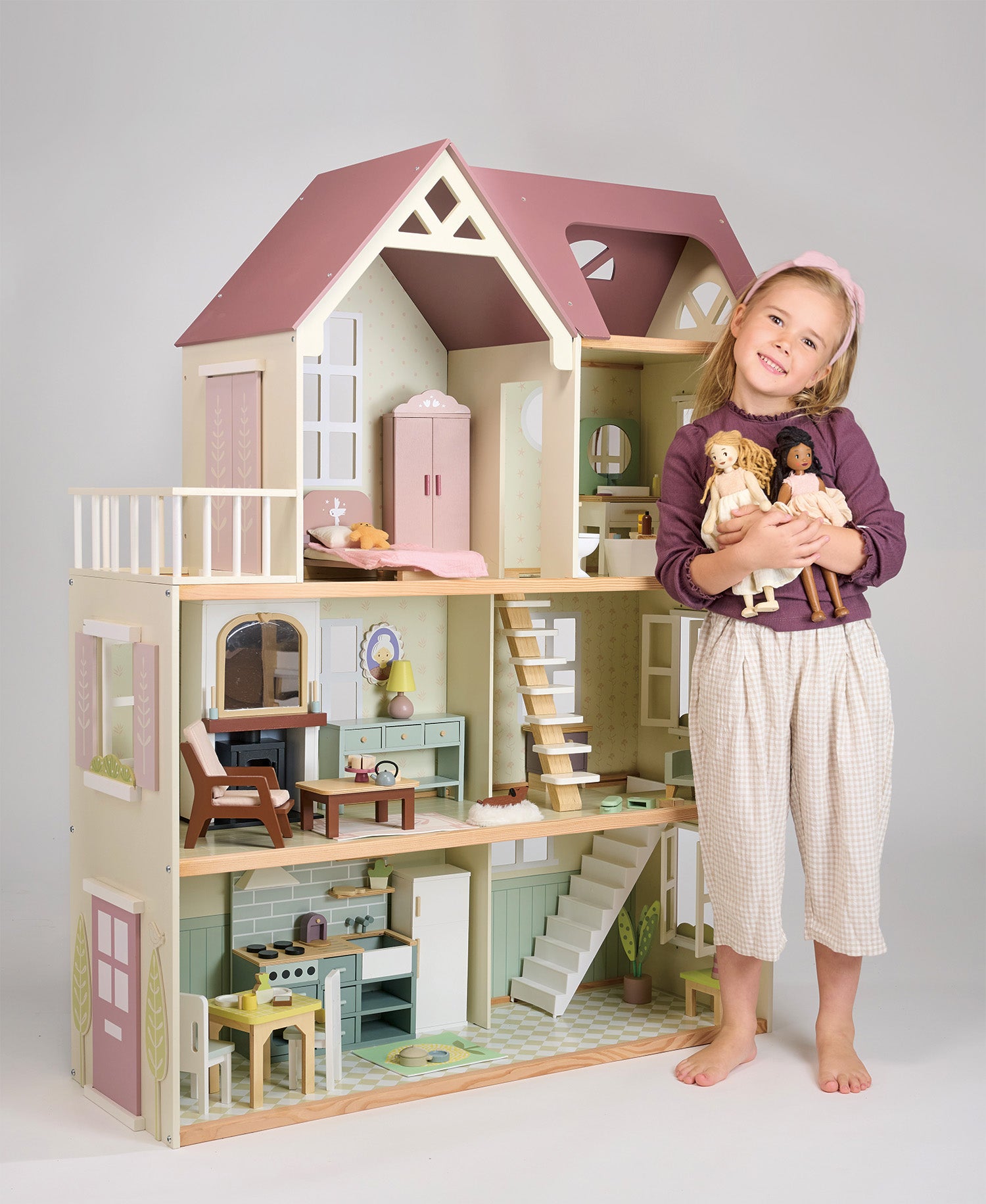 Modern Dollhouse Collectors Dolls Houses Wooden Dolls House With