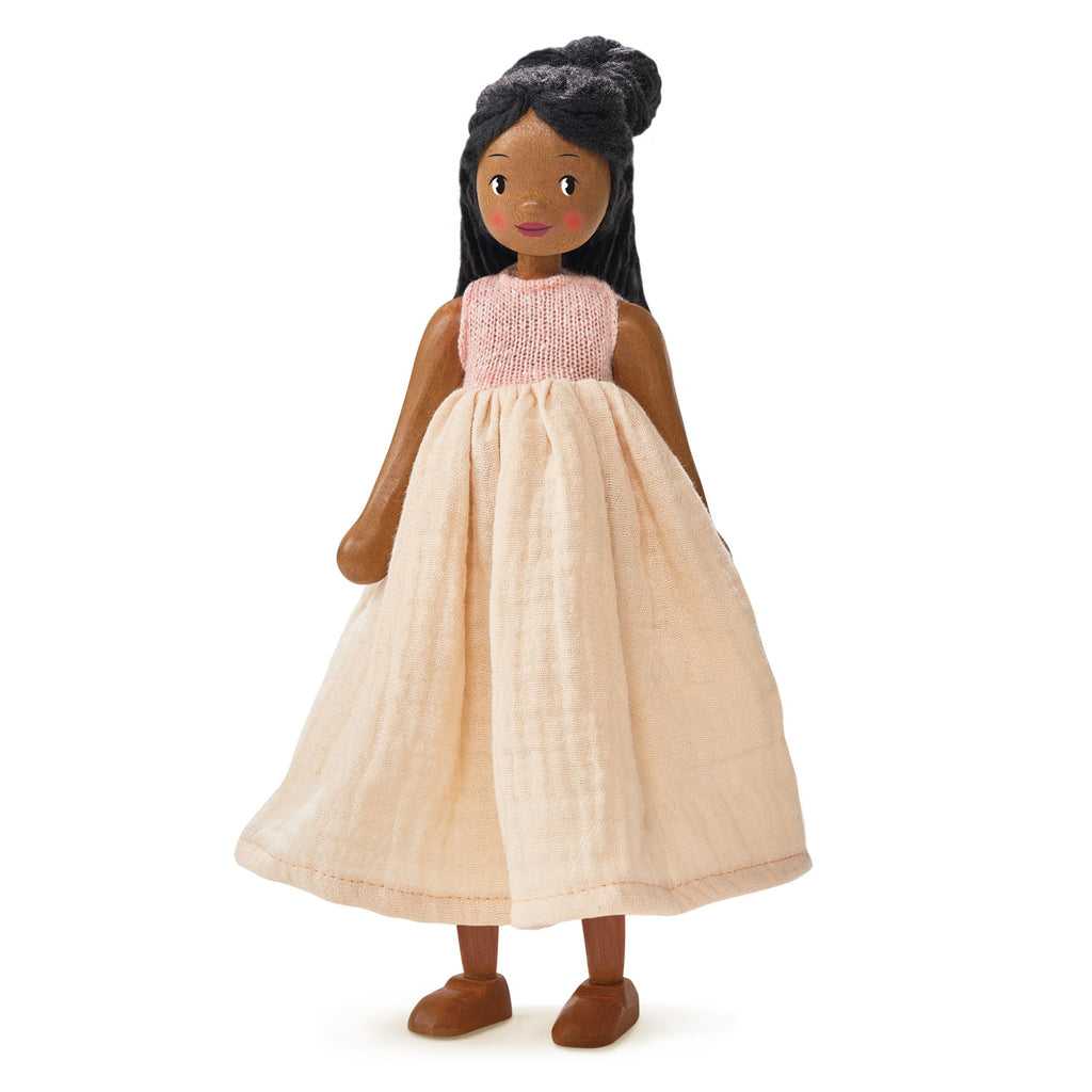 wooden 25 cms doll