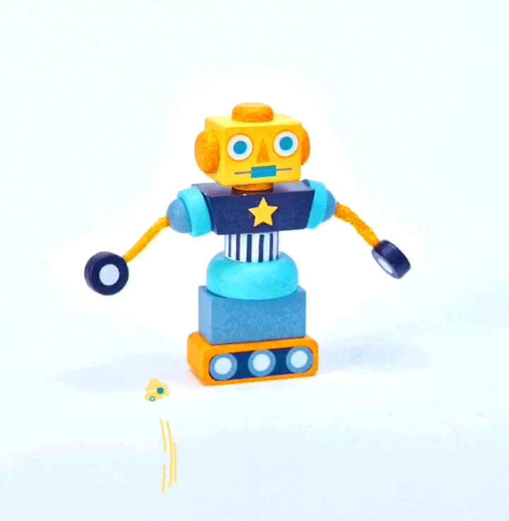 Tender Leaf Toys Wooden Robot Construction Set