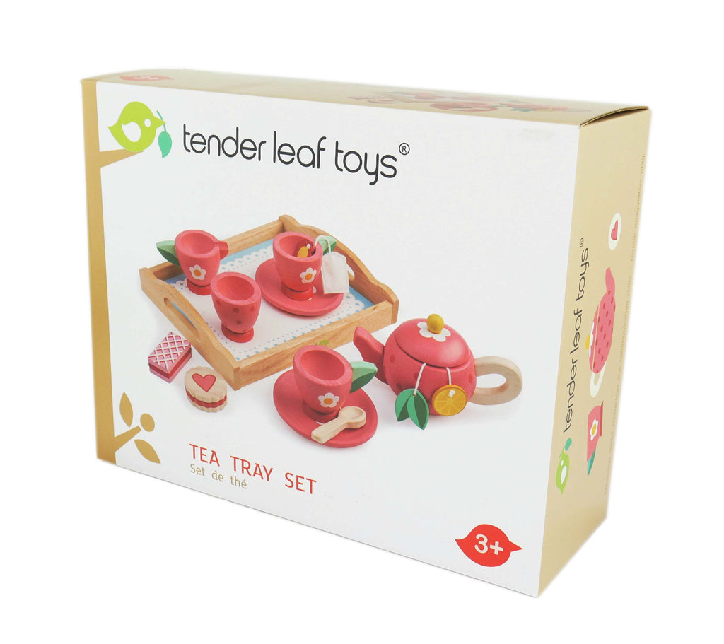 Tender Leaf toys wooden tea tray set