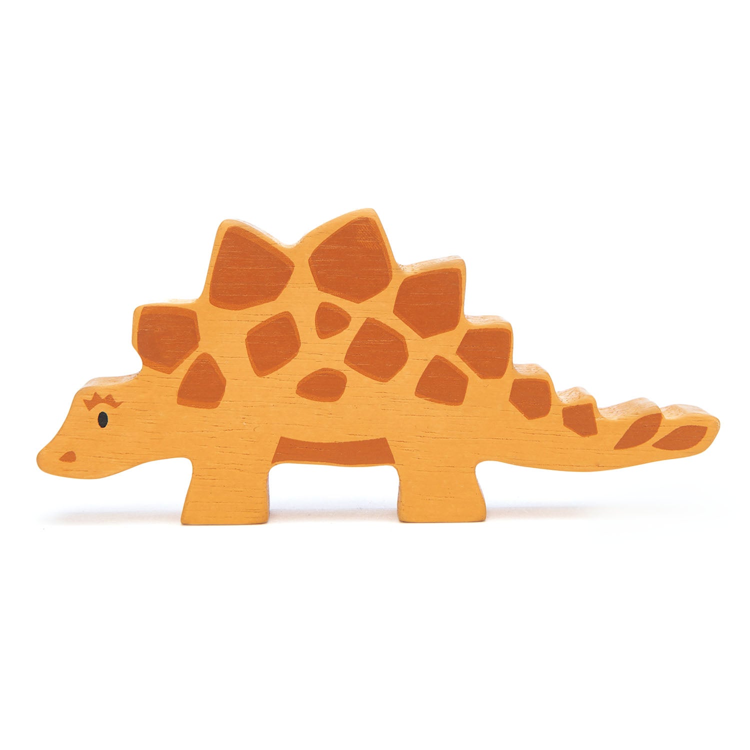 stegosaurus spielzeug Wooden Stegosaurus Figure | Tender Leaf | Wooden Animal Toy