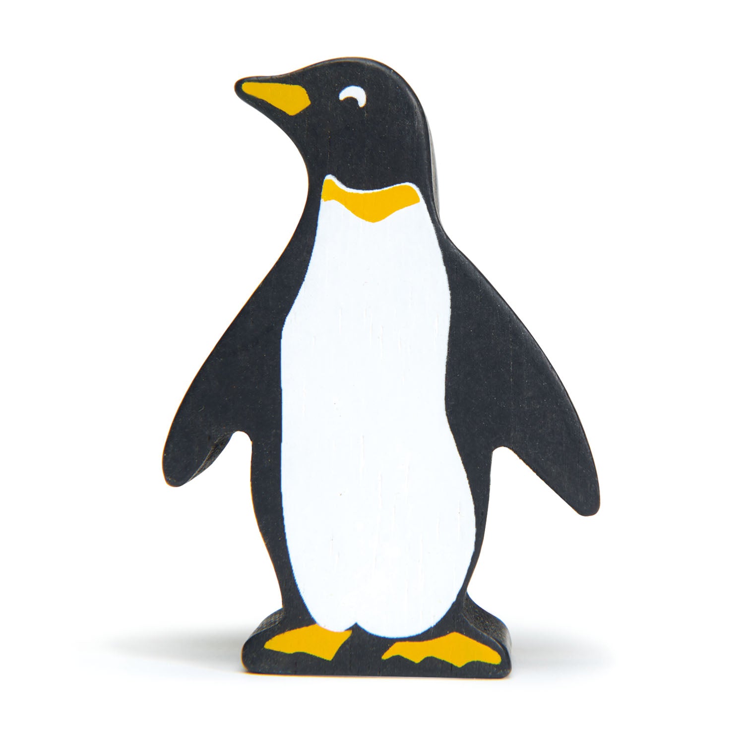 Threaded Penguin Wooden Penguin Figure | Tender Leaf | Wooden Animal Toy