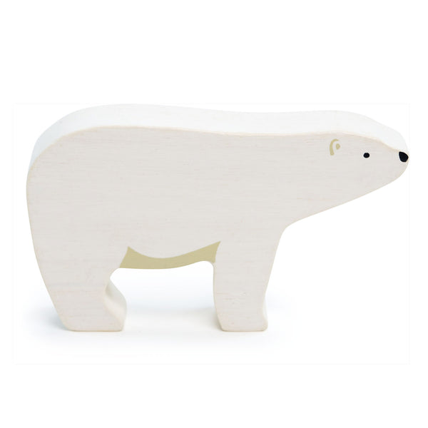 Tender Leaf Toys wooden polar bear animal figure