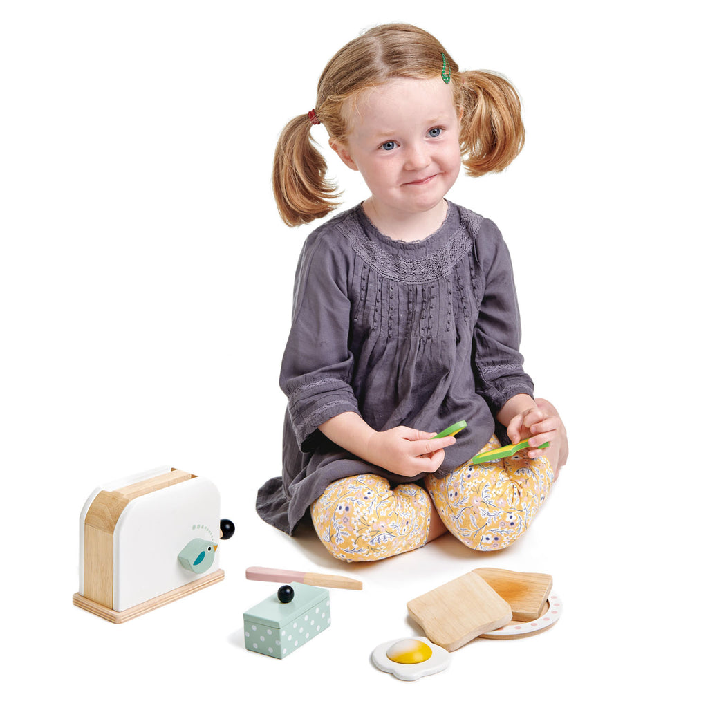 Tender Leaf wooden toys toaster and egg set