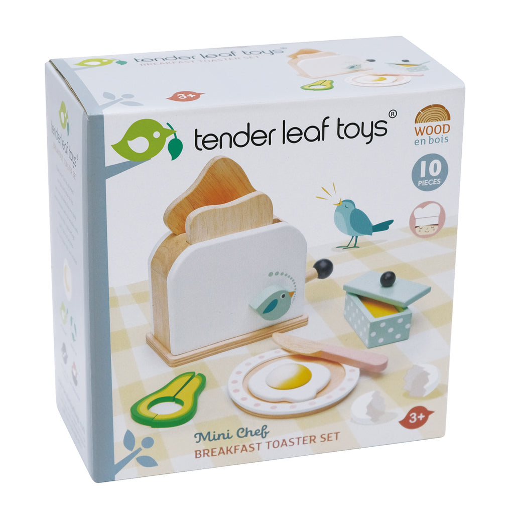 Tender Leaf wooden toys toaster and egg set