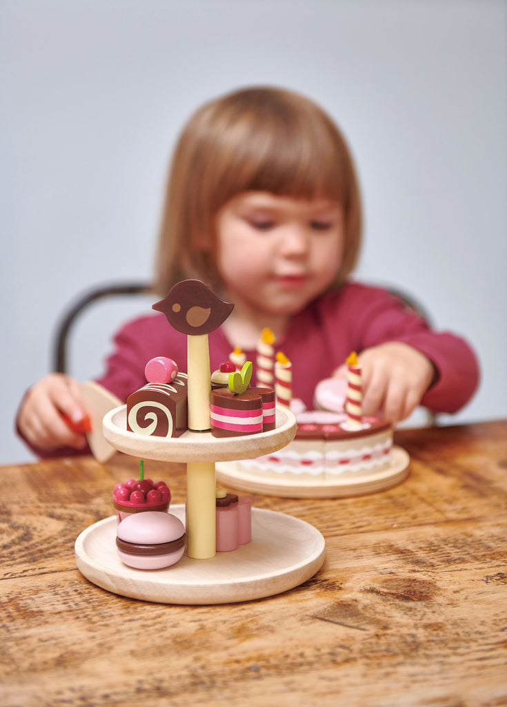 Tender Leaf wooden Toys cake stand