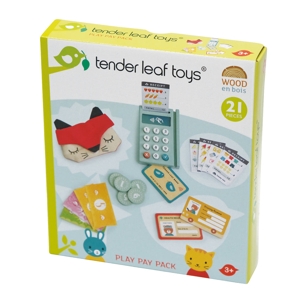 Tender Leaf wooden toys play pay pack