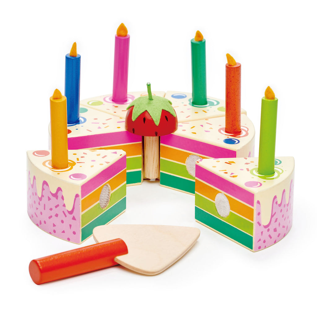 Tender Leaf wooden toys rainbow cake