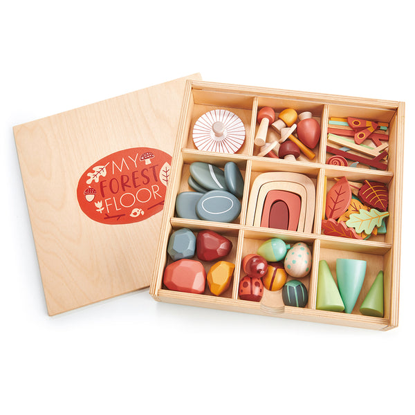Tender Leaf Toys My Forest Floor wooden open-ended play box