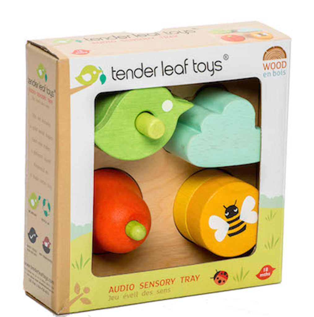Tender Leaf wooden Audio Sensory Tray for toddlers