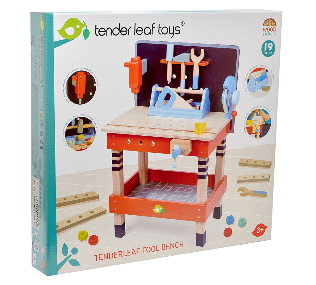 Tender Leaf wooden toy tool bench