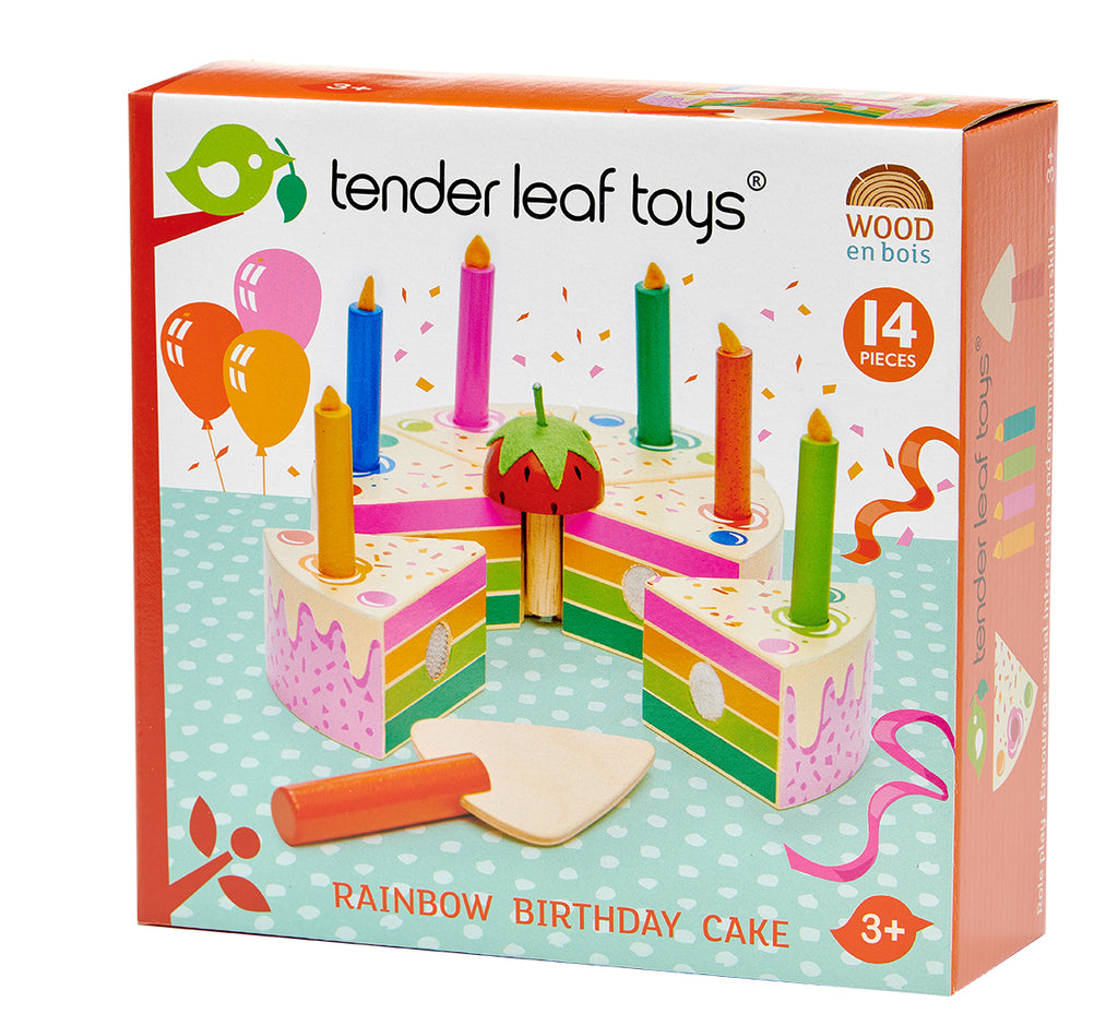 Tender Leaf wooden toys rainbow cake