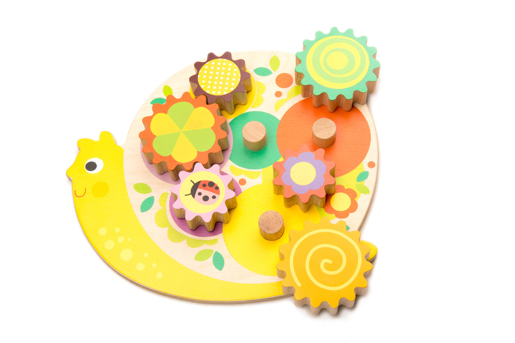 Tender Leaf Wooden twist and turn puzzle toy for toddlers