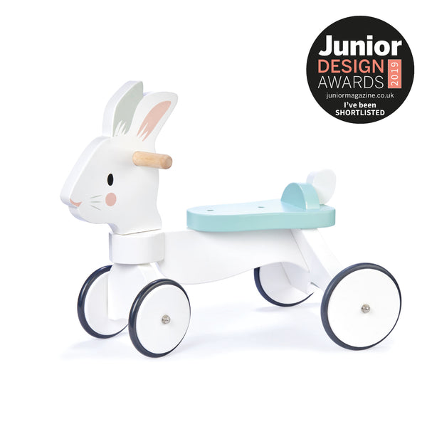 Tender Leaf Toys Running Rabbit wooden ride on toy